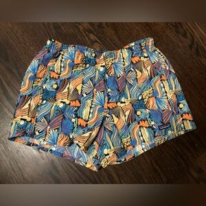 Patagonia Women’s Baggies (L) - joy pitch blue”